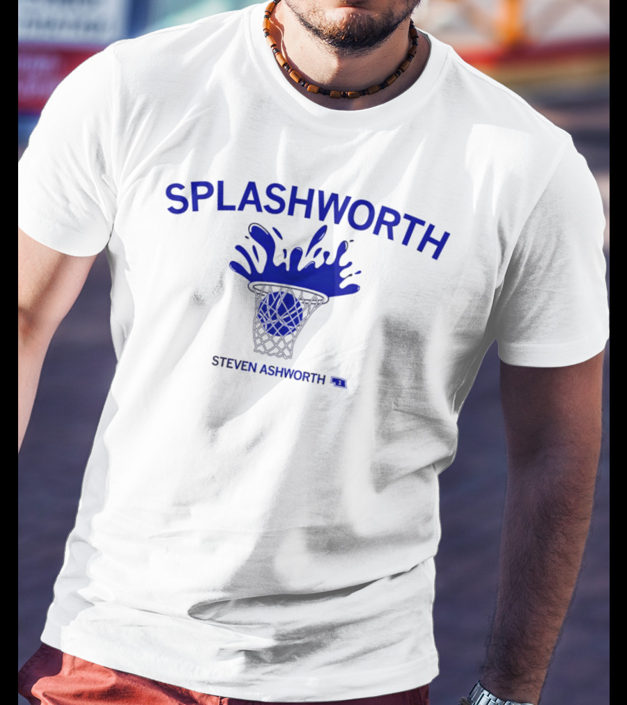 Splashworth Basketball Steven Ashworth Splash Dunk T-Shirt
