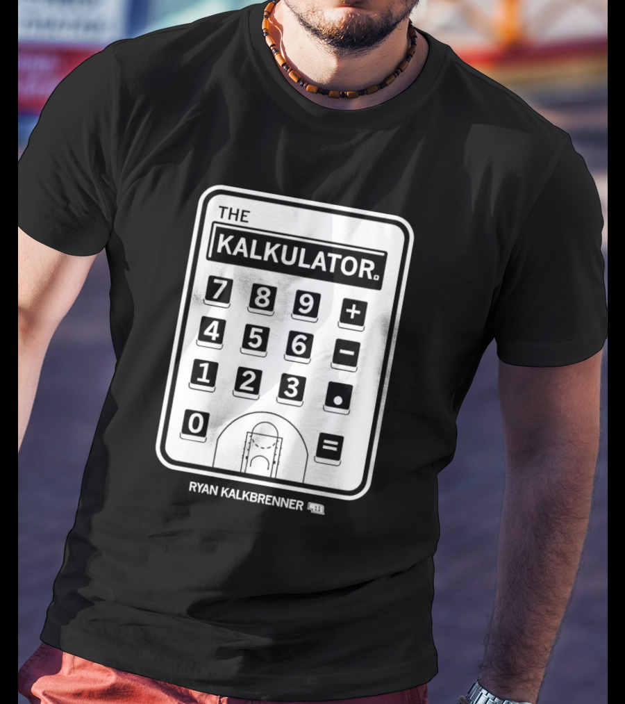 Ryan Kalkbrenner The Kalkulator Basketball Court Number 11 T-Shirt