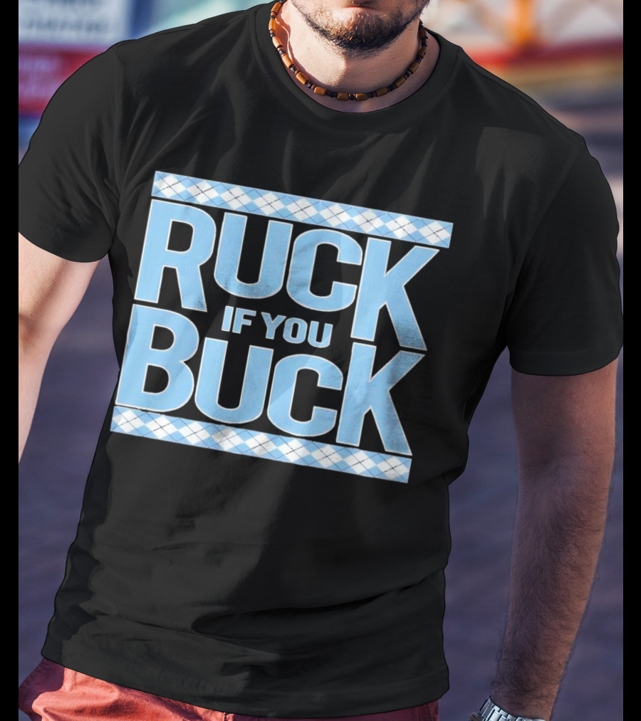 North Carolina Tar Heels Kaimon Rucker Ruck If You Buck Argyle T-Shirt