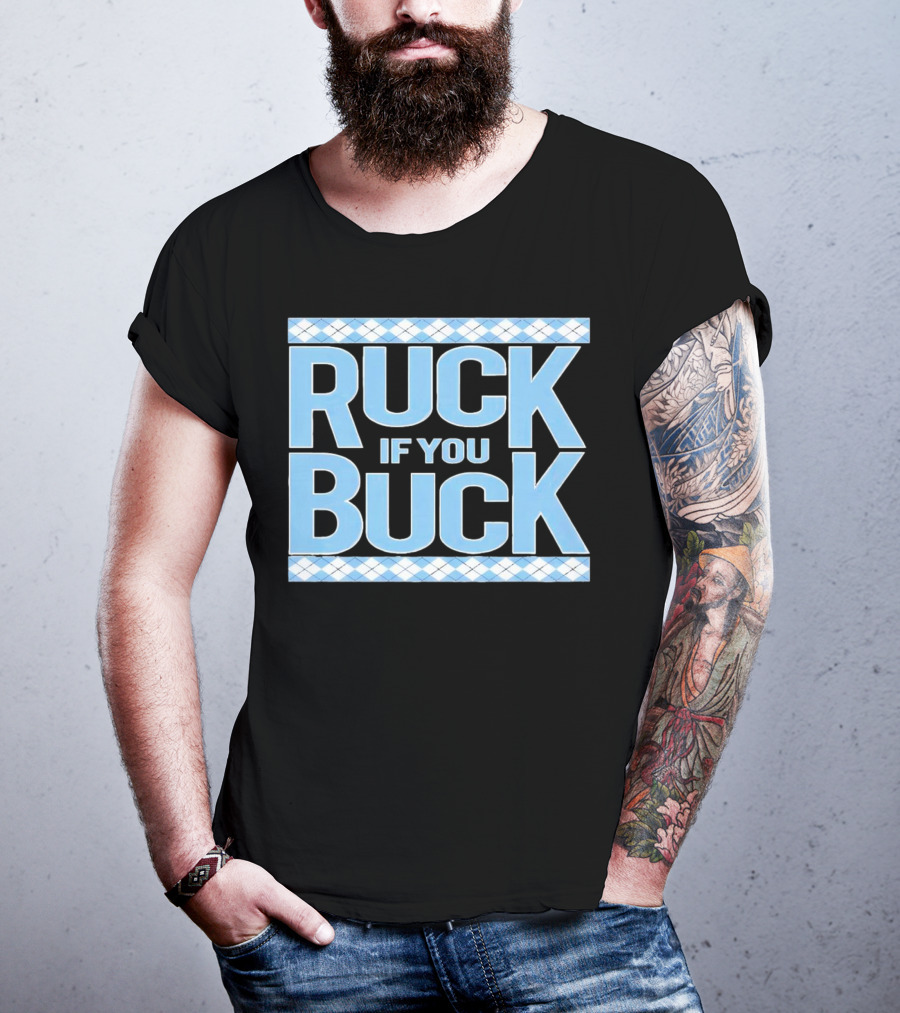 North Carolina Tar Heels Kaimon Rucker Ruck If You Buck Argyle T-Shirt