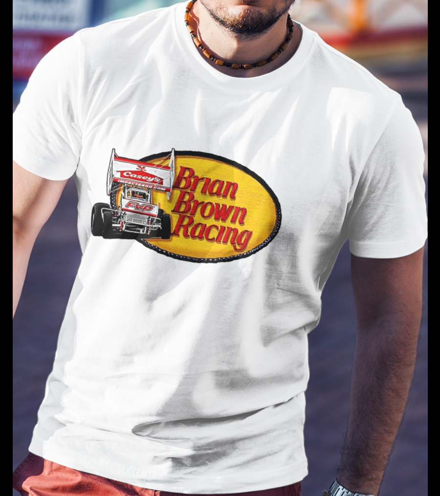 Brian Brown Racing Casey's FVP Sprint Car Racing T-Shirt