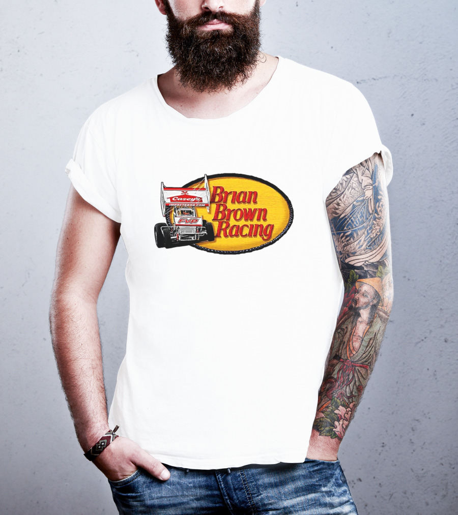 Brian Brown Racing Casey's FVP Sprint Car Racing T-Shirt