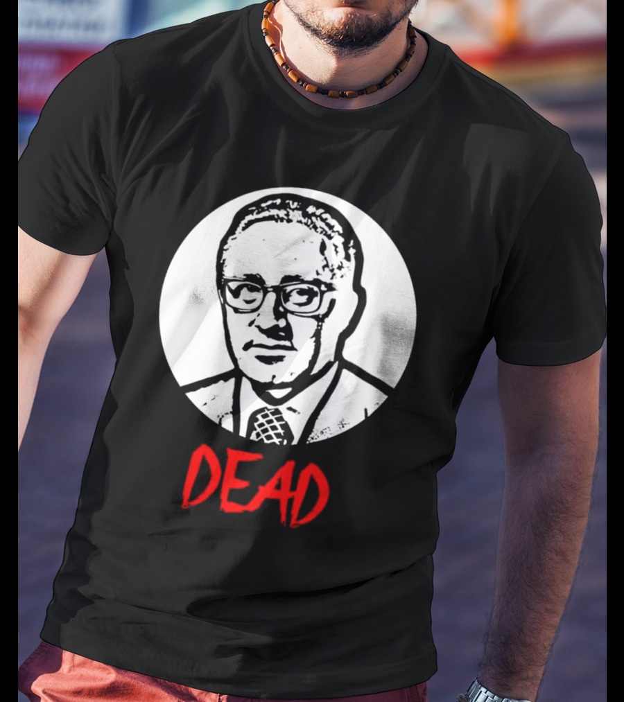 Henry Kissinger Dead Black And White T-Shirt
