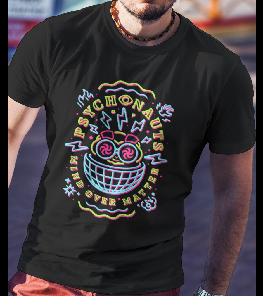PSYCHONAUTS Mind Over Matter Neon T-Shirt