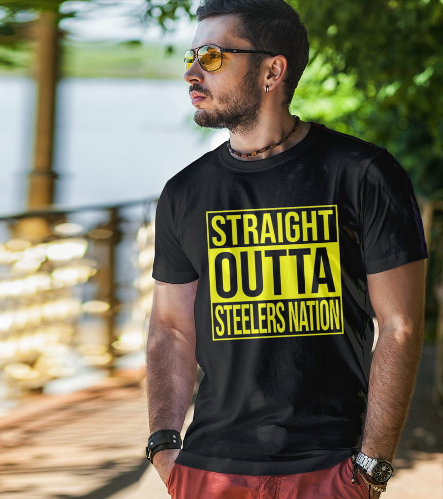 Straight Outta Steelers Nation T-Shirt