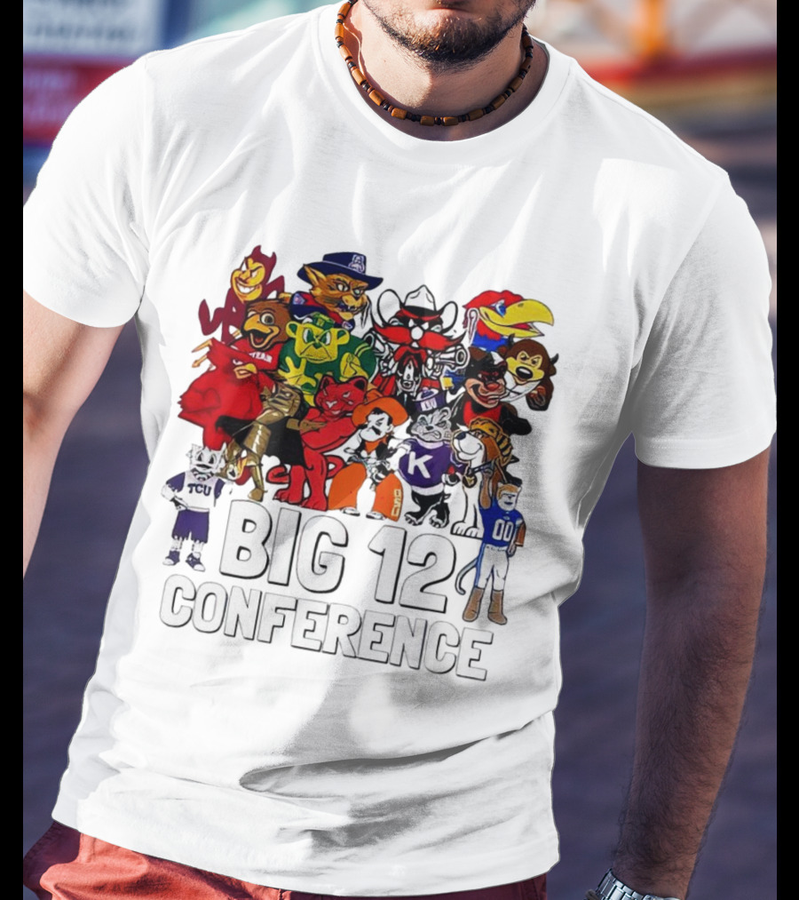 Big 12 Conference Football Mascots Collection T-Shirt