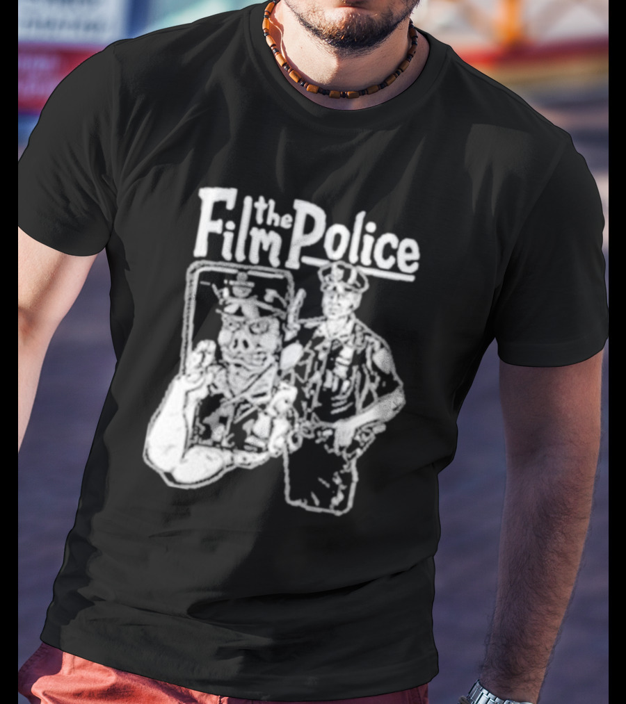 Punkwithacamera Film The Police Olafh Ace Officer Sketch T-Shirt
