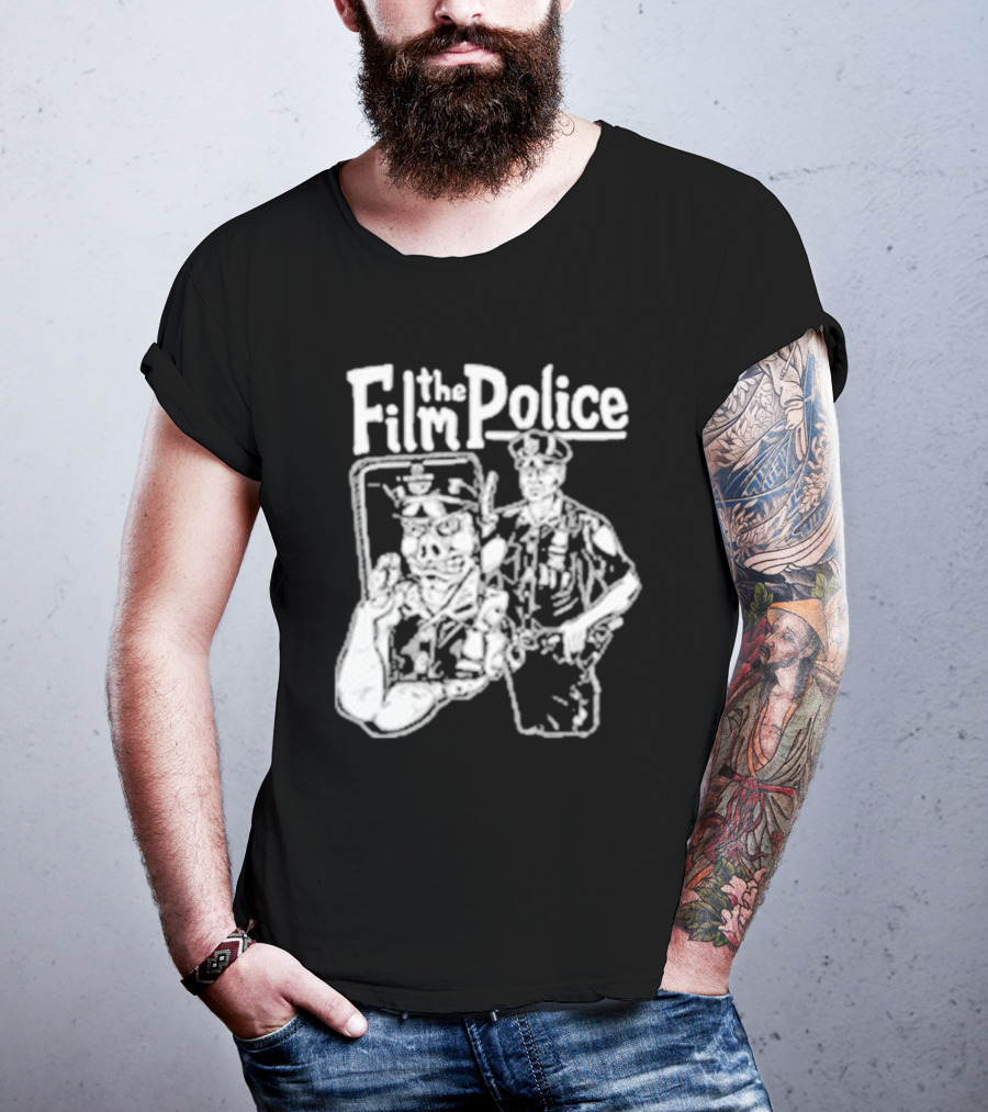 Punkwithacamera Film The Police Olafh Ace Officer Sketch T-Shirt