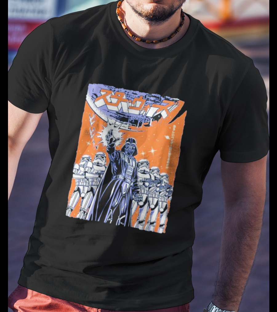 Vader Star Wars Japanese Stormtrooper Ensemble T-Shirt
