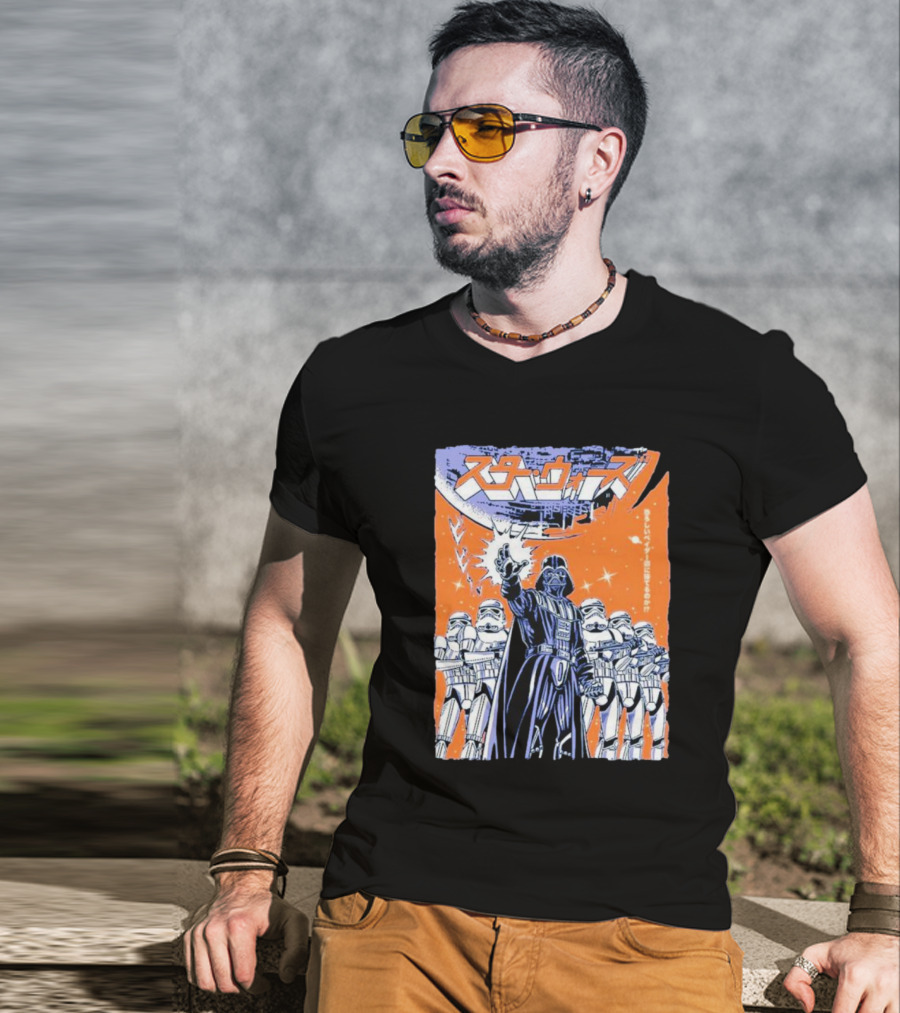 Vader Star Wars Japanese Stormtrooper Ensemble T-Shirt