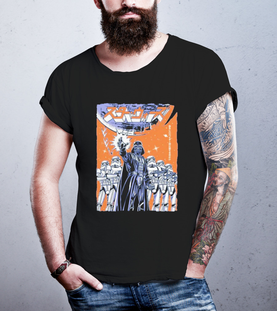 Vader Star Wars Japanese Stormtrooper Ensemble T-Shirt