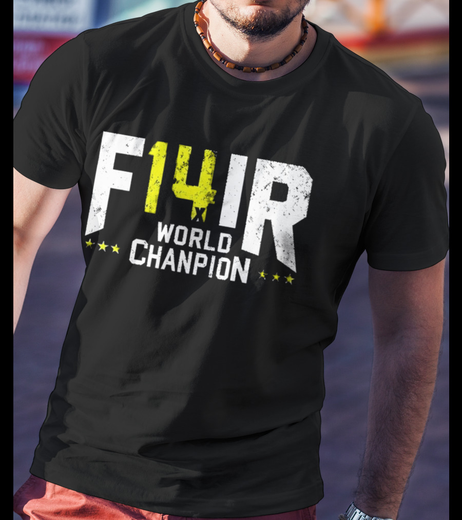 F14IR World Champion 14X Star T-Shirt