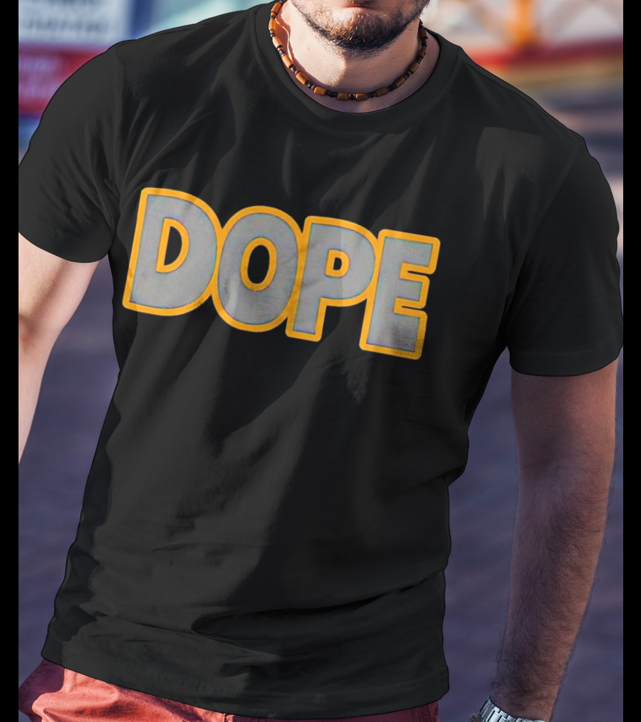 John Felix Dope Bold Yellow Outline T-Shirt