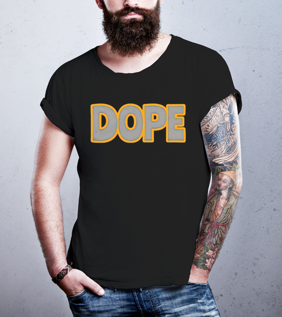 John Felix Dope Bold Yellow Outline T-Shirt