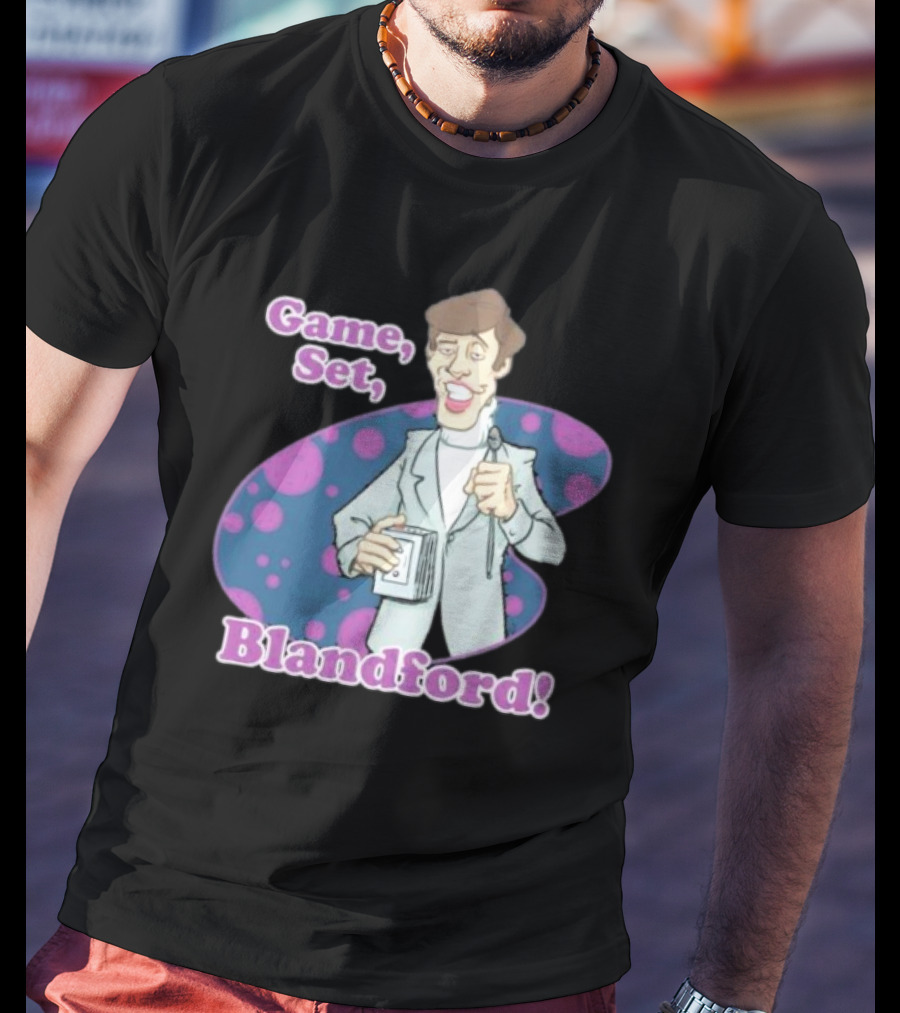 Game Set Blandford Comedy Microphone T-Shirt