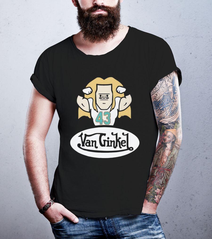 Van Ginkel 43 Cartoon Character With Muscles T-Shirt
