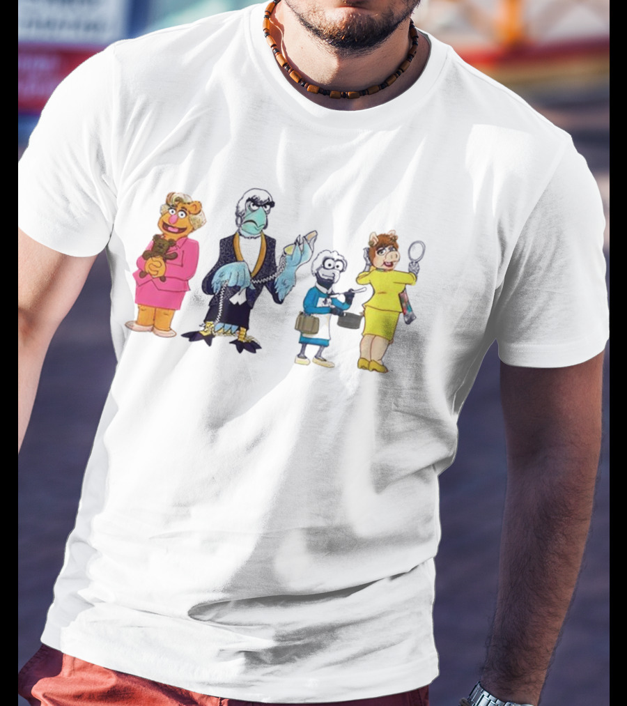 Golden Girls Muppets Characters Mashup T-Shirt