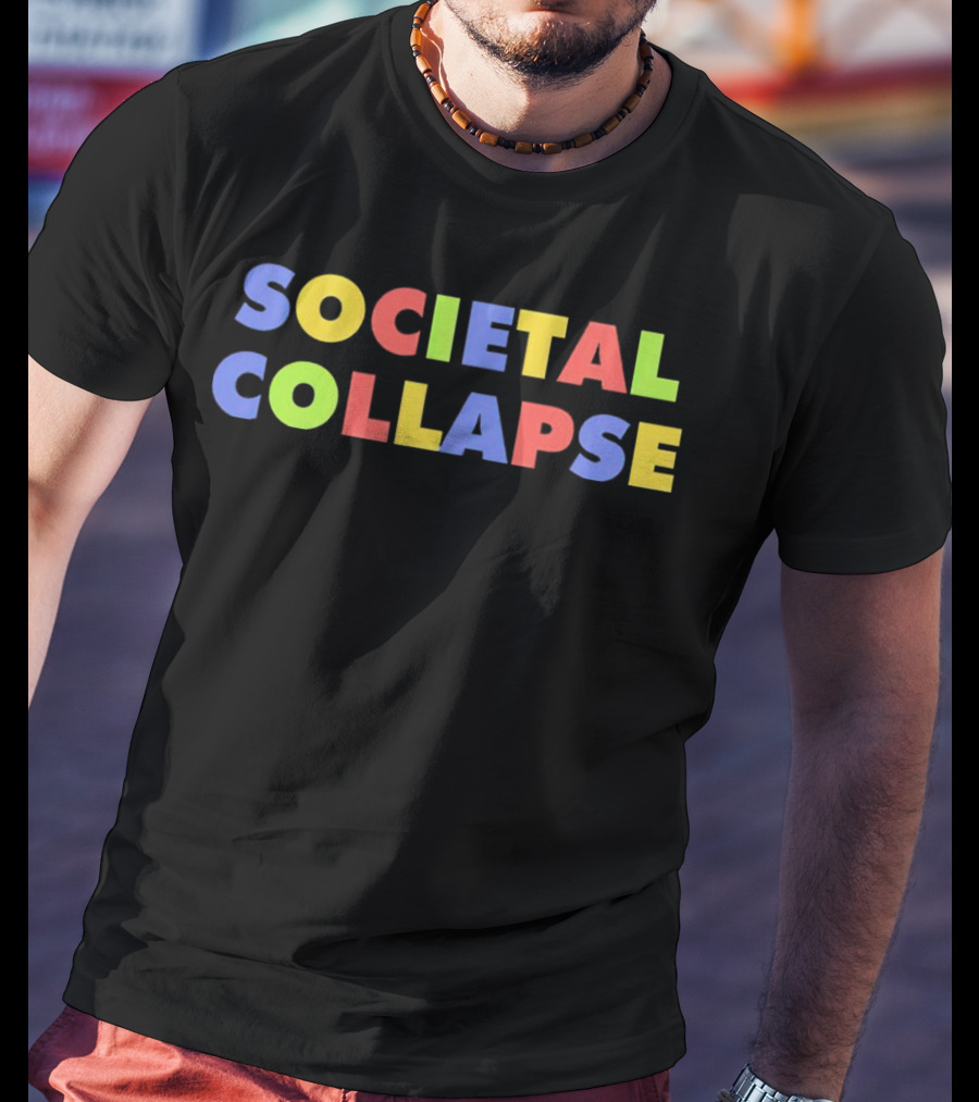 Rory Culkin Colorful Societal Collapse T-Shirt