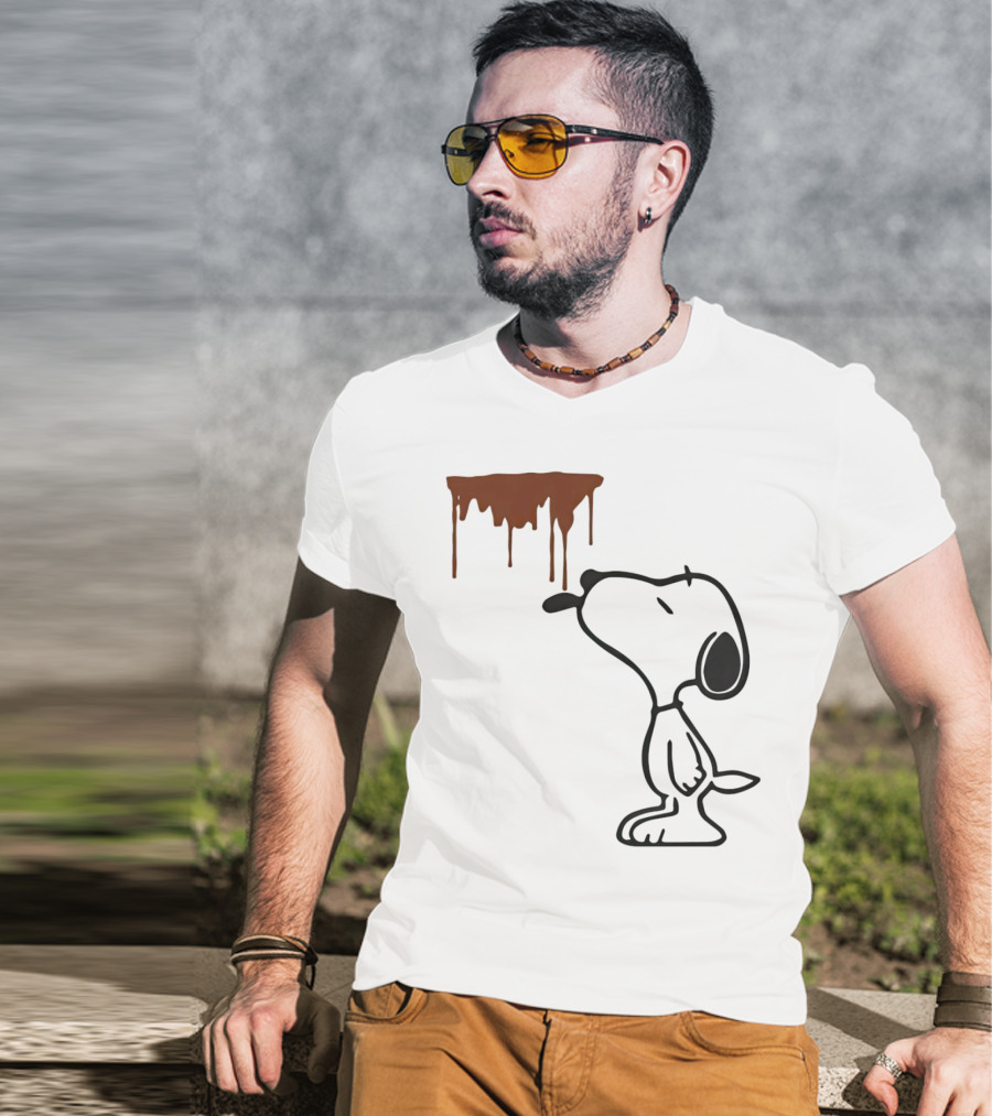 Snoopy Enjoys Dripping Coffee T-Shirt