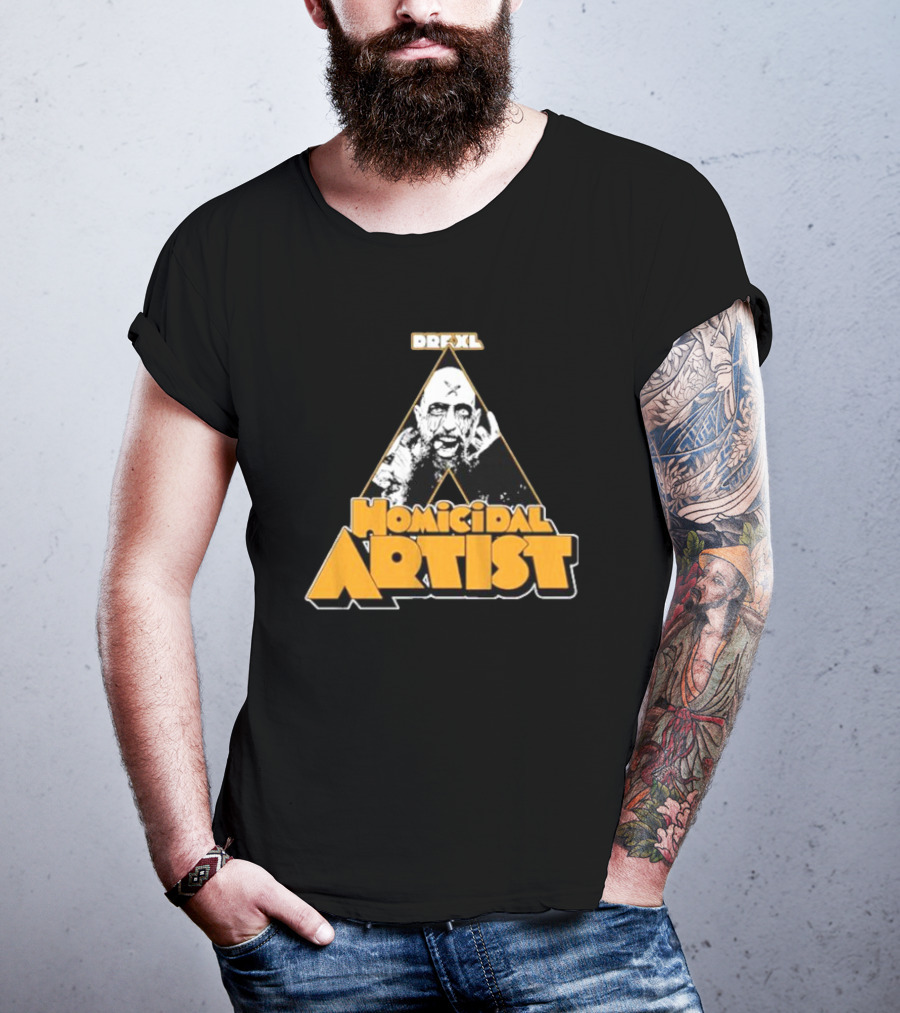 Drexl Homicidal Artist Retro Horror T-Shirt