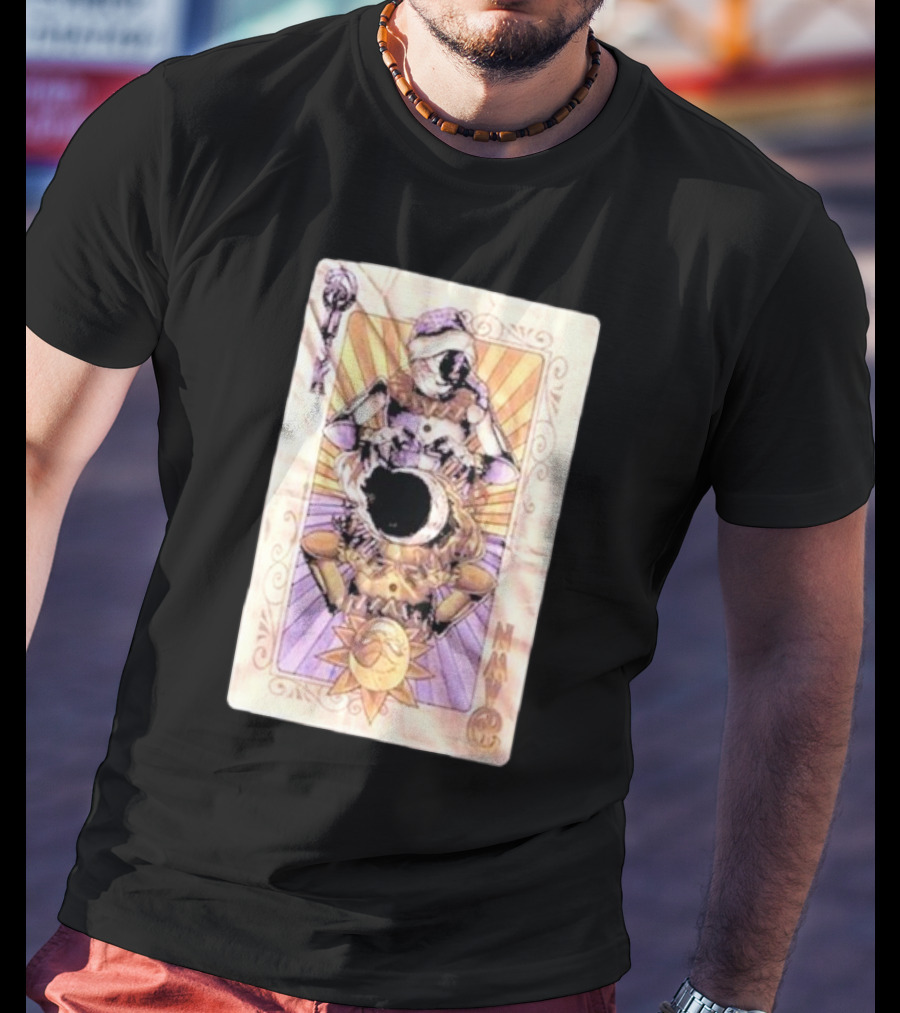 Five Nights At Freddy’s Security Breach Sun And Moon Tarot Card T-Shirt