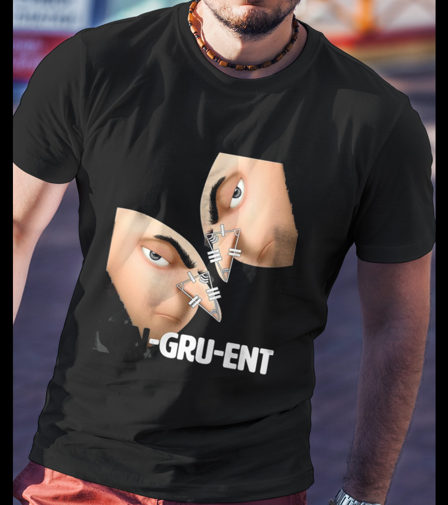 Felonious Gru CON-GRU-ENT Reflection Geometric Parallels T-Shirt