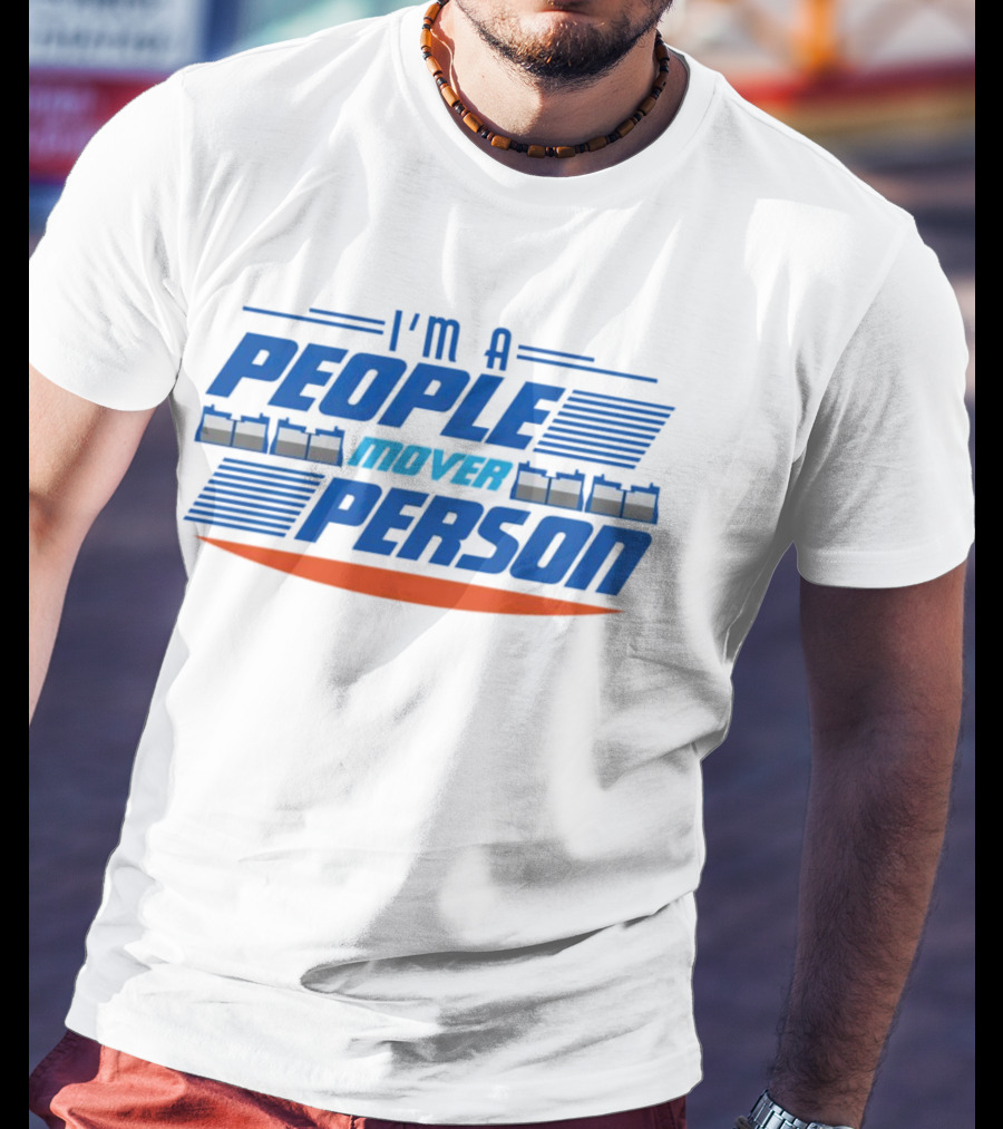 I'm A People Mover Person Retro Transit Inspired T-Shirt