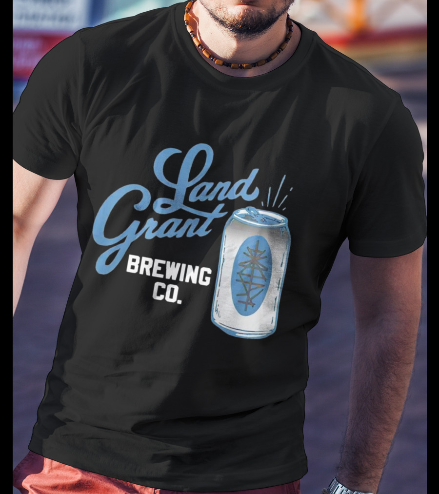 Land Grant Brewing Co Vintage Can T-Shirt