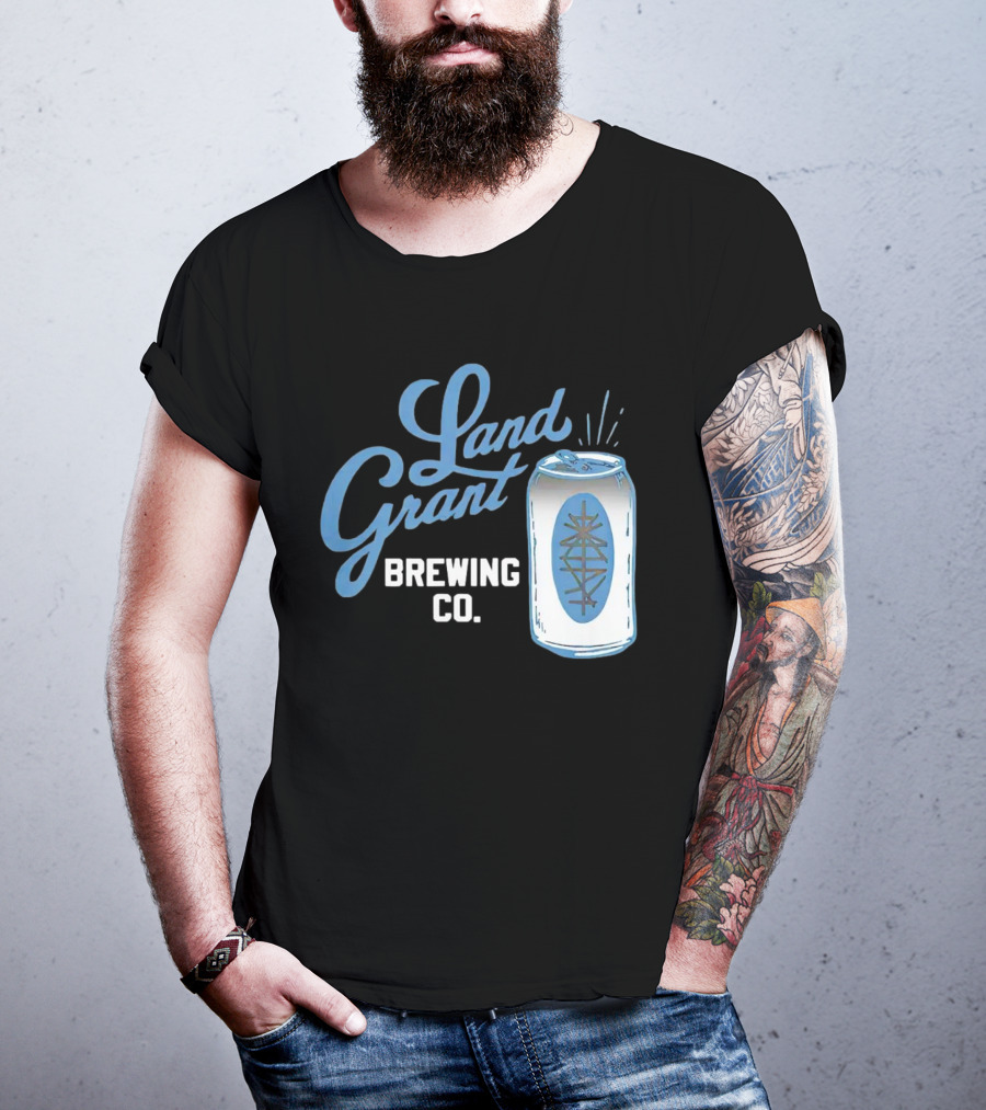 Land Grant Brewing Co Vintage Can T-Shirt