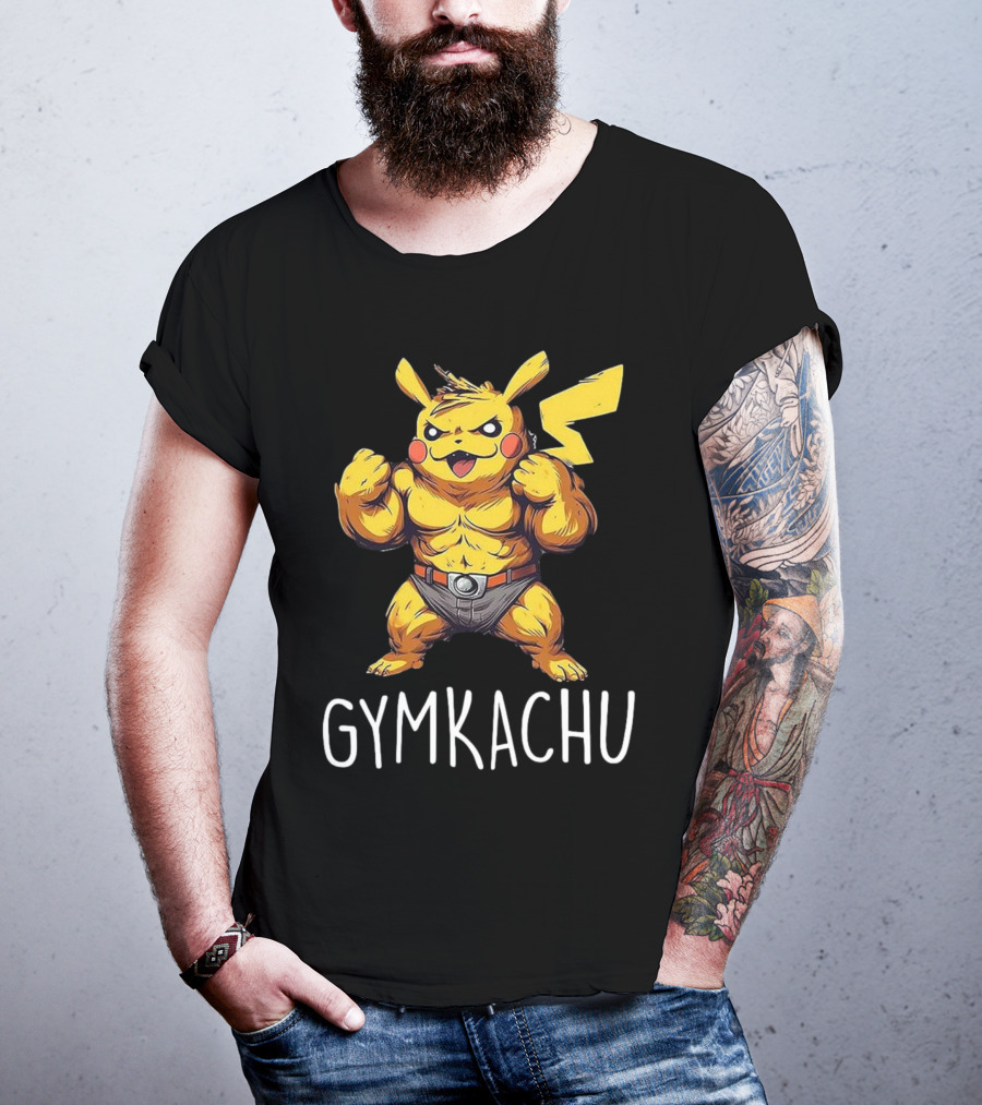 Gymkachu Buff Pikachu T-Shirt