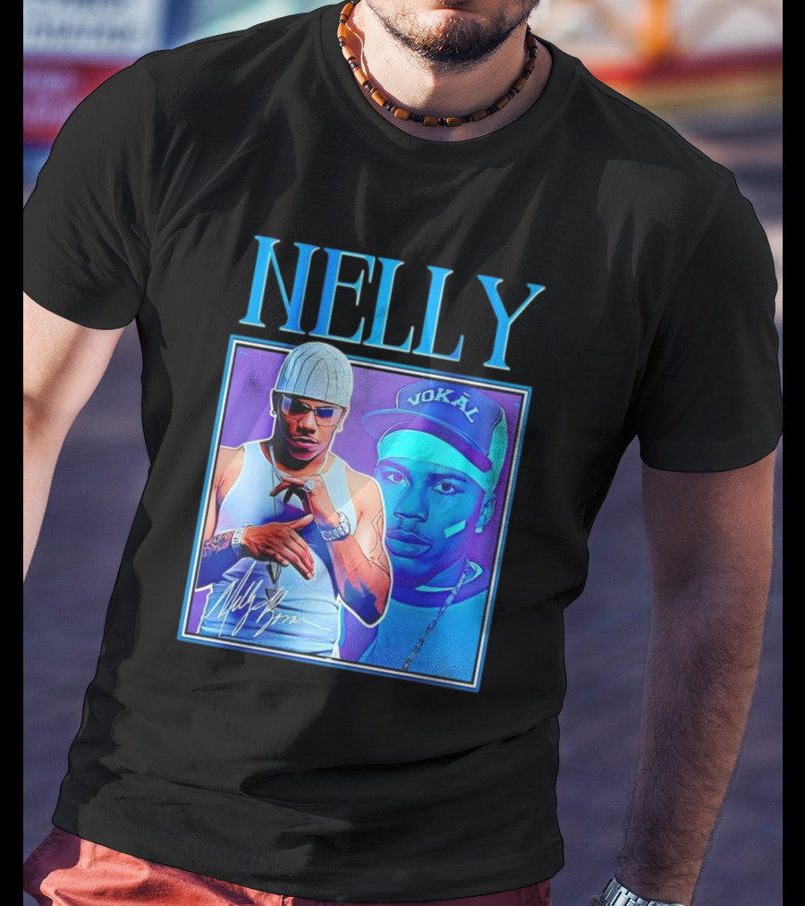 Nelly Vokal Hat And Iconic Signature T-Shirt