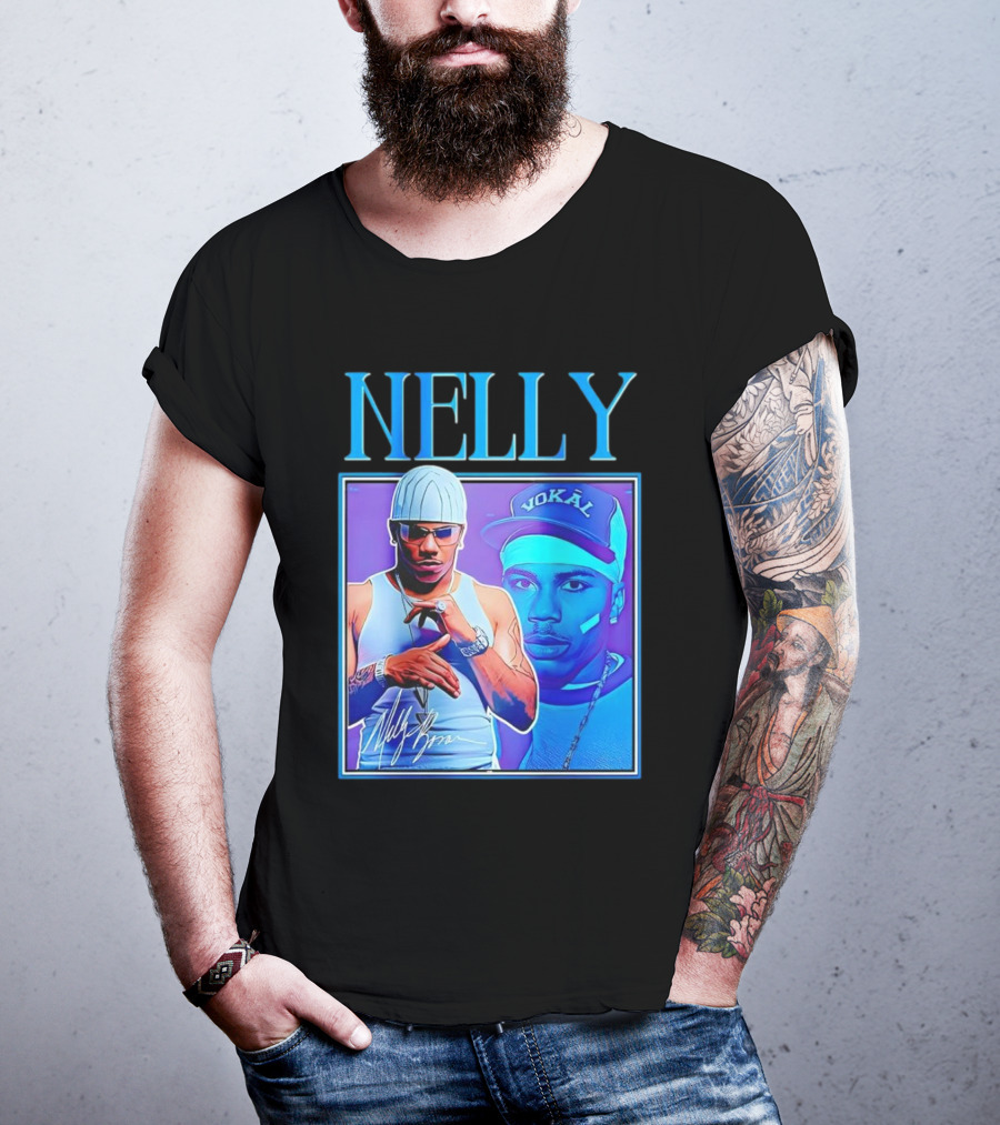 Nelly Vokal Hat And Iconic Signature T-Shirt
