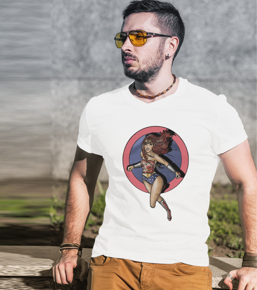 Sassy Stephie Wonder Woman Superhero Sassy T-Shirt