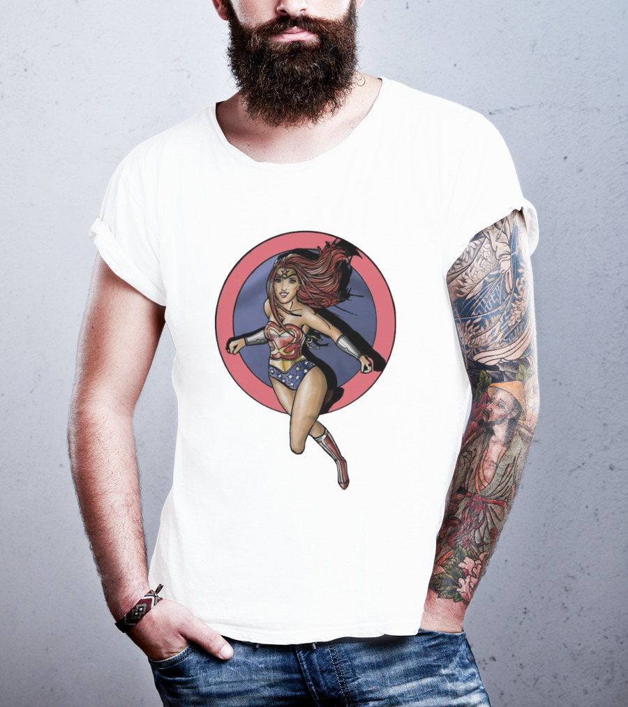 Sassy Stephie Wonder Woman Superhero Sassy T-Shirt