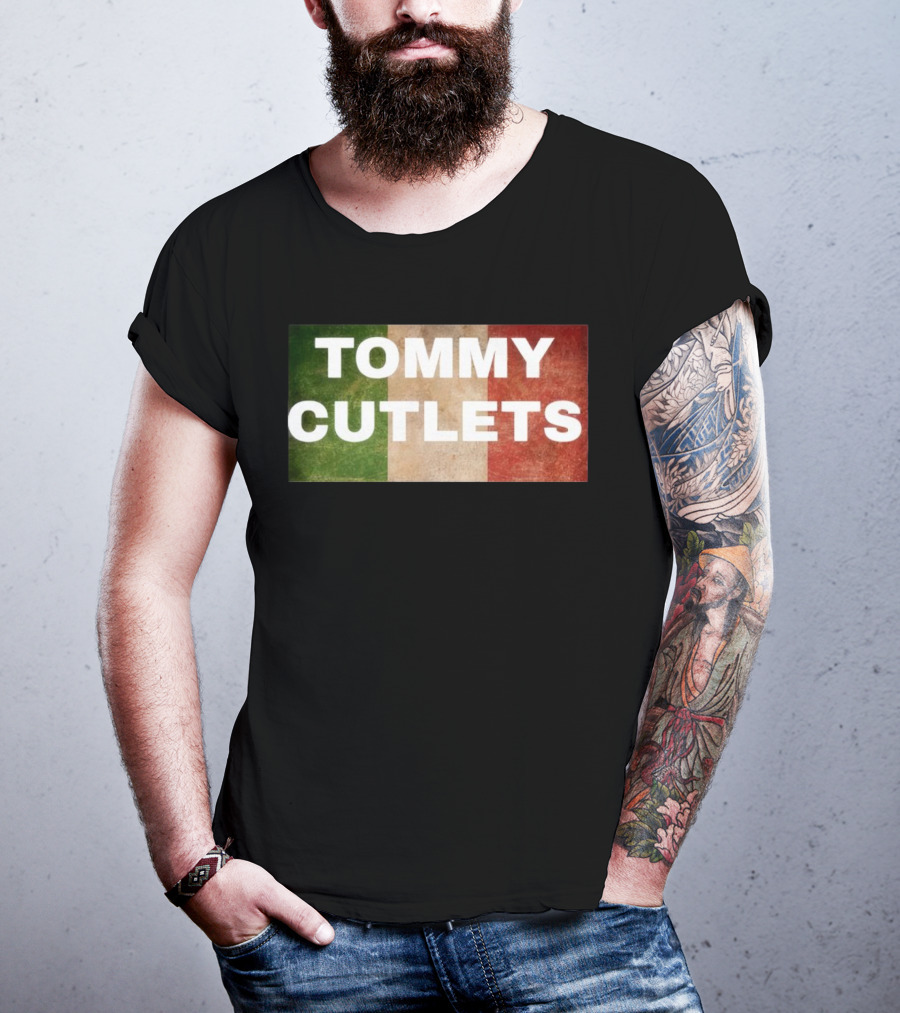 Tommy Cutlets Italian Flag Tommy Devito T-Shirt