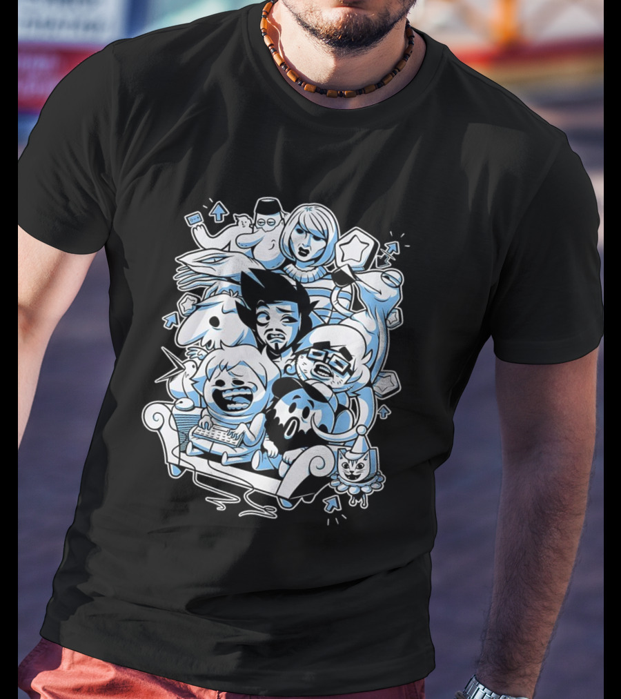 Websplorer Boys Characters Iconic Cartoon Group Adventure T-Shirt