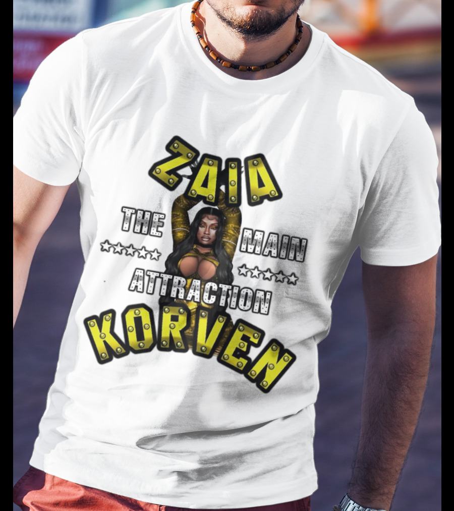 Zaia Korven The Main Attraction Stars T-Shirt
