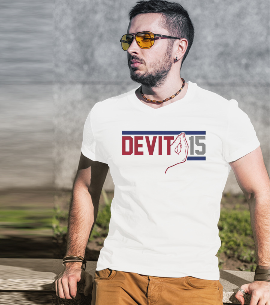 Giants Tommy DeVito Jersey Number 15 With Italian Hand Gesture T-Shirt