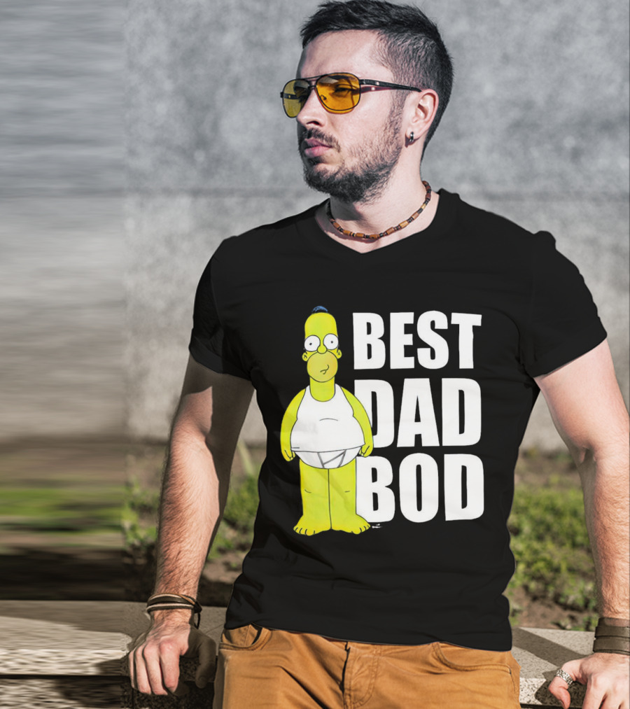 Homer Simpson Best Dad Bod The Simpsons T-Shirt