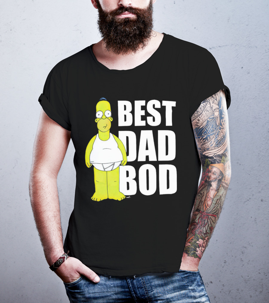 Homer Simpson Best Dad Bod The Simpsons T-Shirt