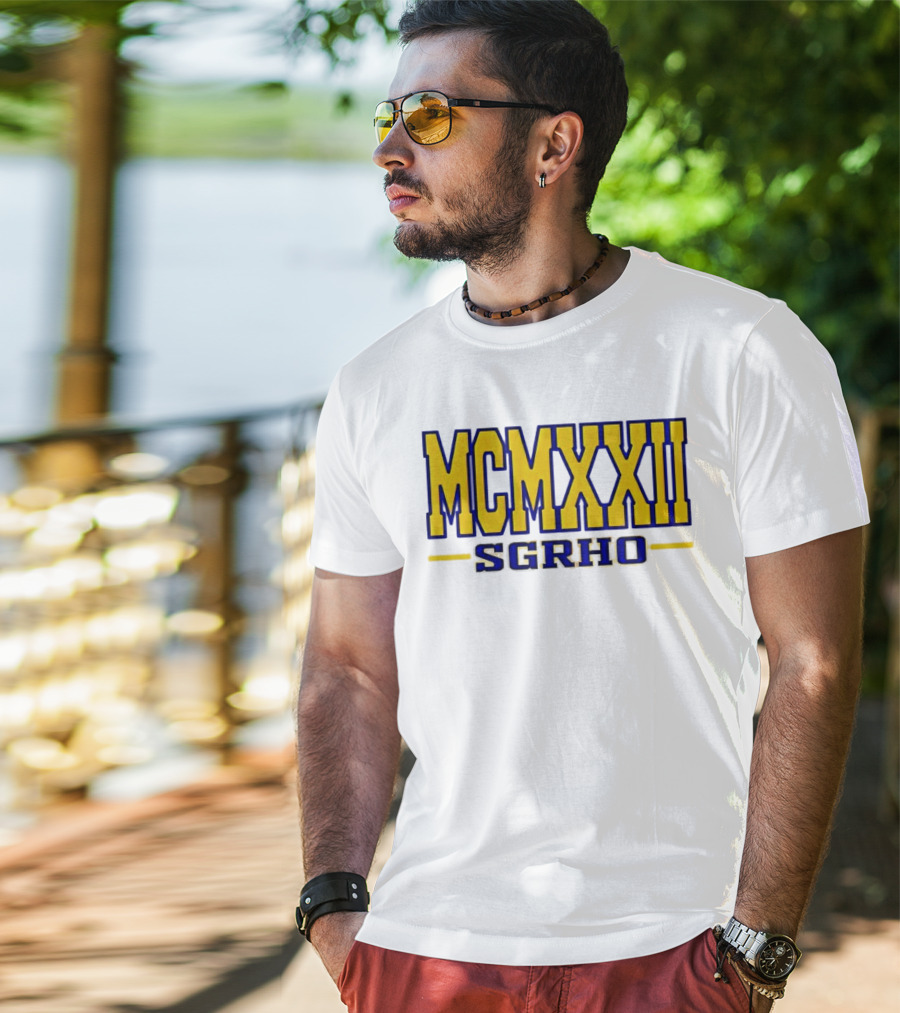 MCMXXII SGRHO Sigma Gamma Rho Sorority Founding Year T-Shirt