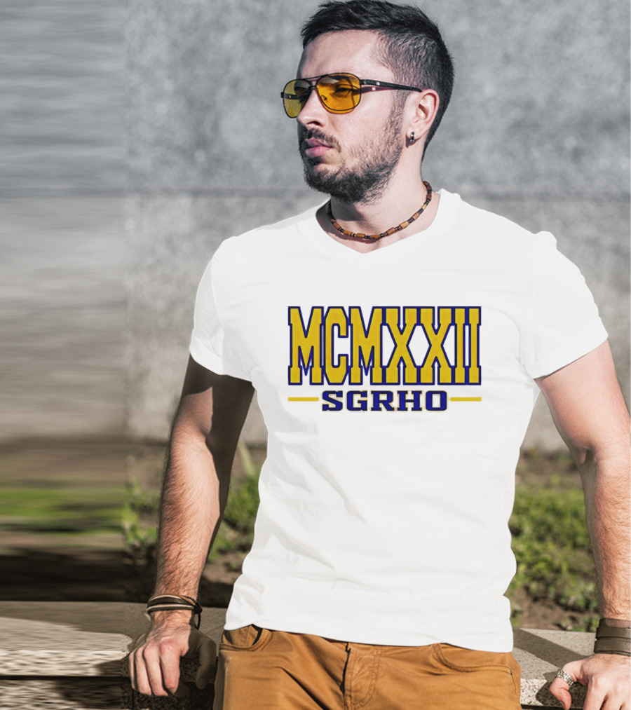 MCMXXII SGRHO Sigma Gamma Rho Sorority Founding Year T-Shirt