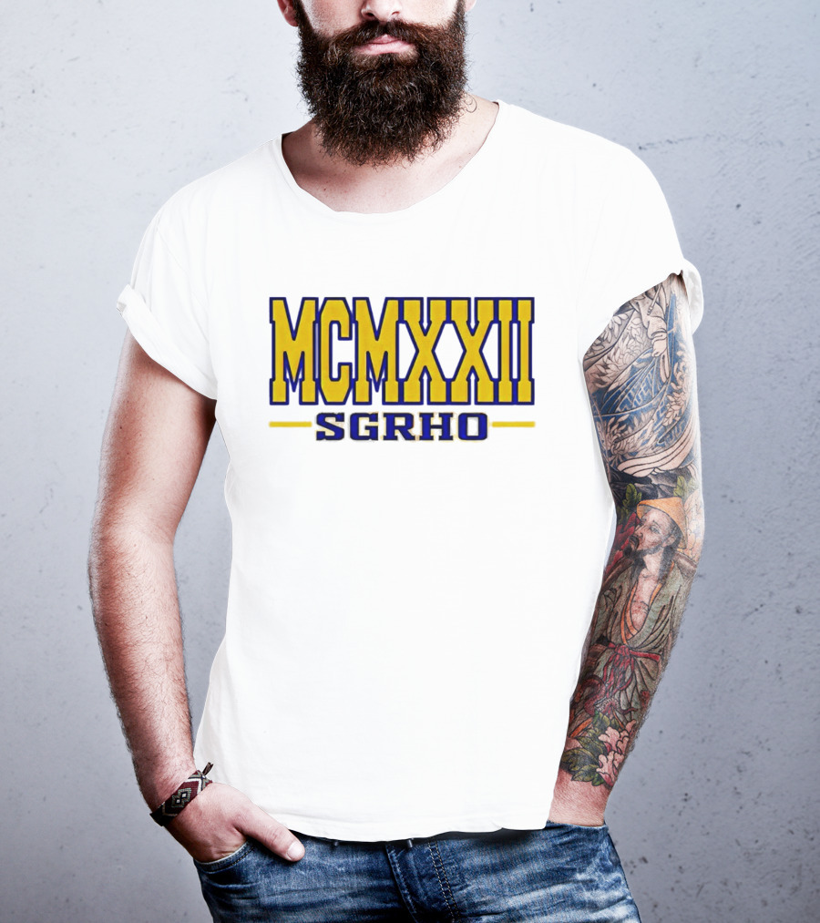 MCMXXII SGRHO Sigma Gamma Rho Sorority Founding Year T-Shirt
