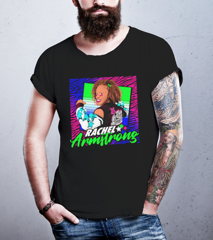 Rachel Armstrong Star Stripes Vibrant T-Shirt