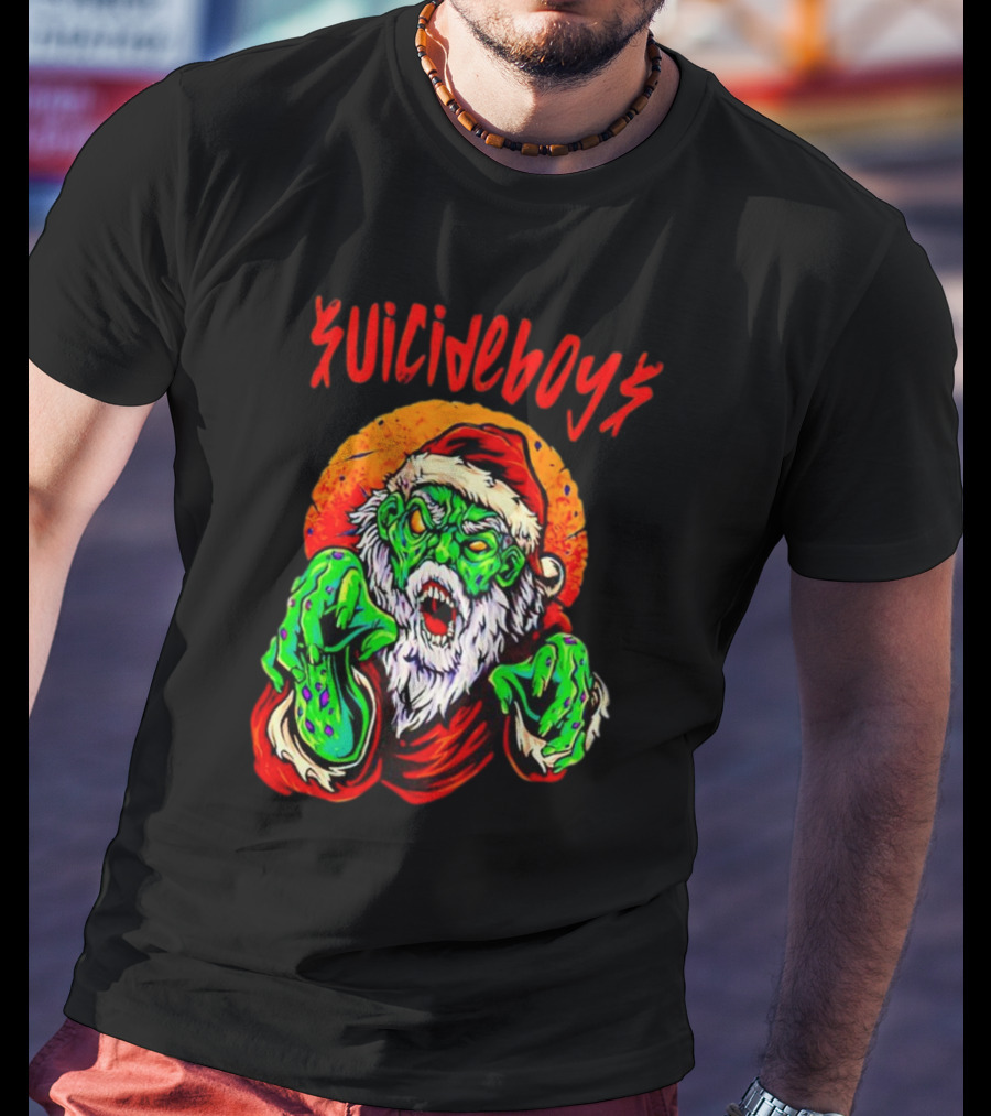 Suicideboys Zombie Santa Christmas Horror T-Shirt