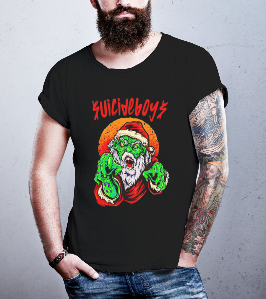 Suicideboys Zombie Santa Christmas Horror T-Shirt