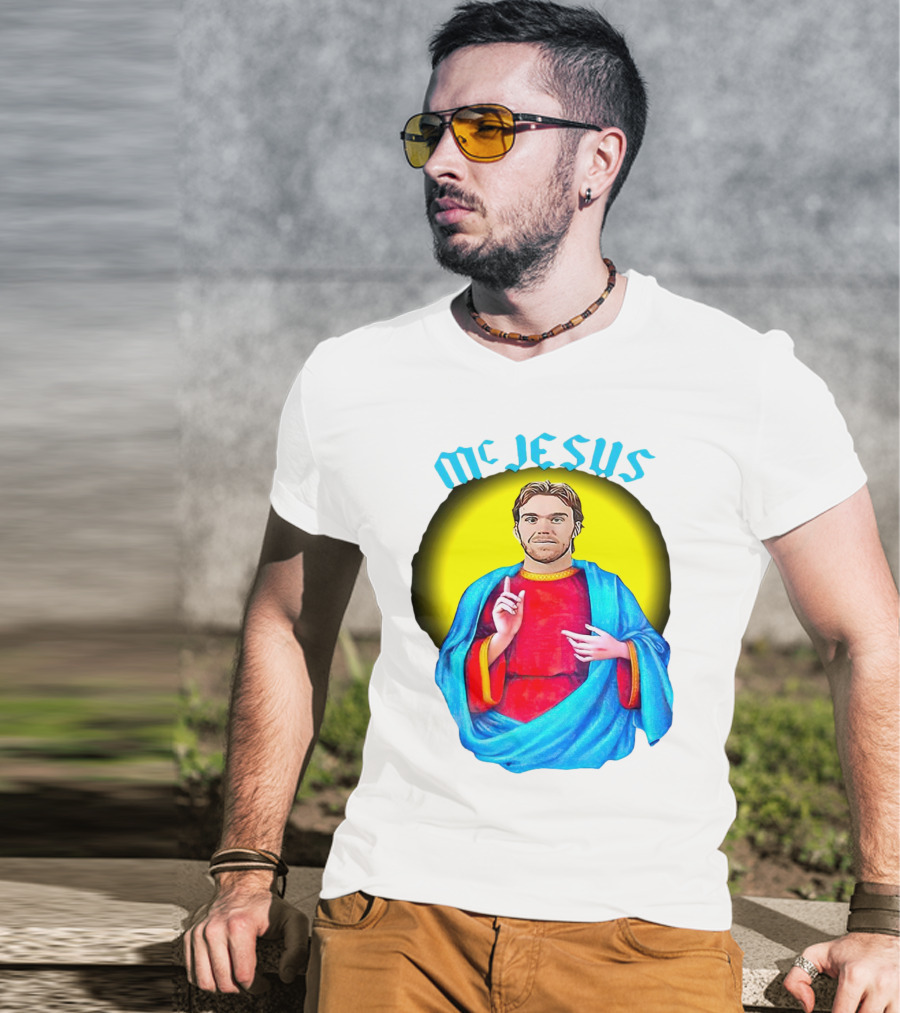 Connor McDavid McJesus Iconic Sports T-Shirt