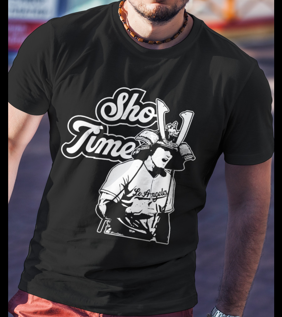 Sho Time Samurai Shohei Ohtani Los Angeles Baseball T-Shirt