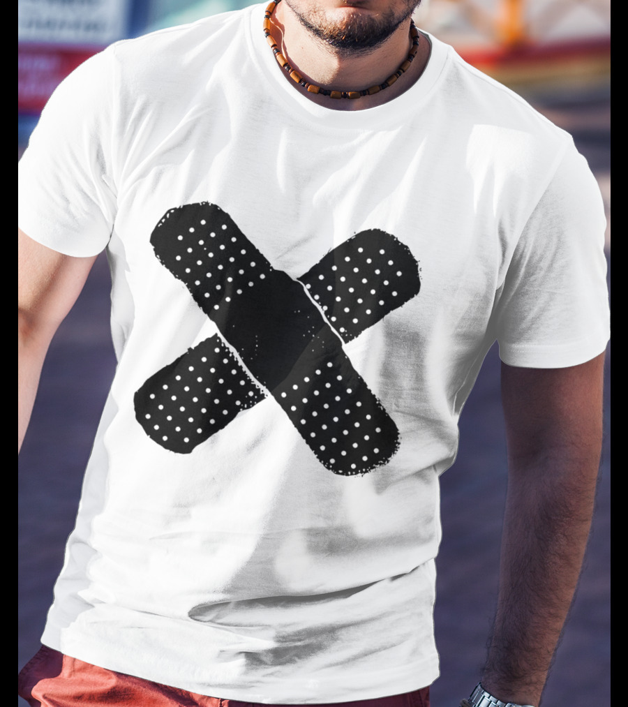 The First Time Band-Aid Kid Laroi Style Cross Bandaid T-Shirt
