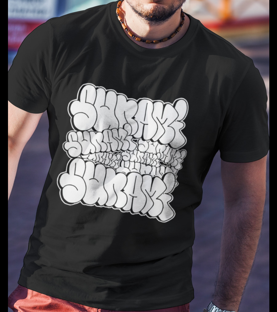 Sunami Cold Cuts Stacked Text T-Shirt